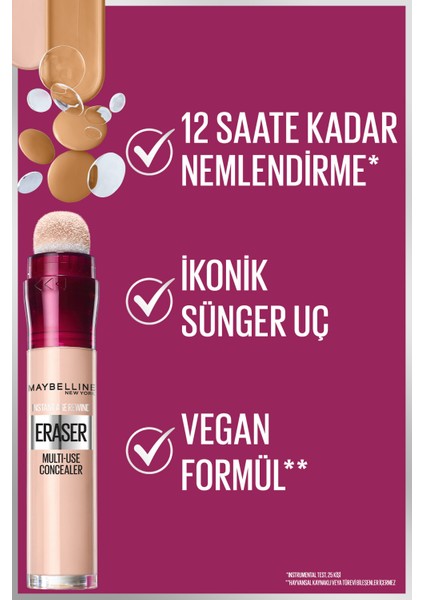 Maybelline Mini Falsies Lash Lift Maskaralı Instant Eraser Kapatıcı Seti - 02 Nude indirimleri