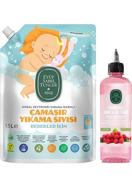 Saç Toniği & Sirke Frambuazlı ve Bebek Çamaşır Deterjanı