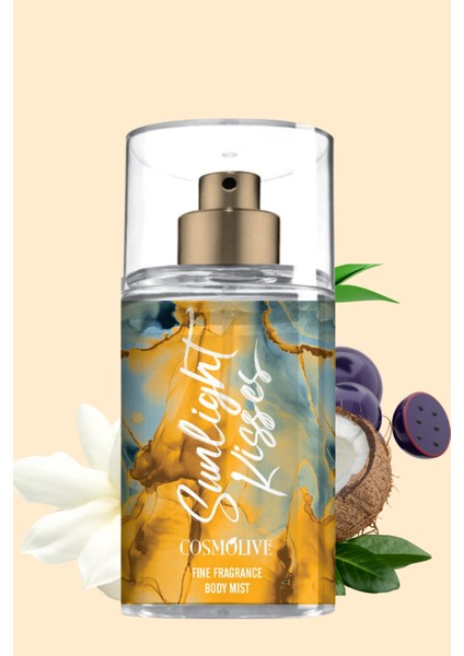 Body Mist Vücut Spreyi - Nemlendirici Parfüm 100 Ml. Sunlight Kisses