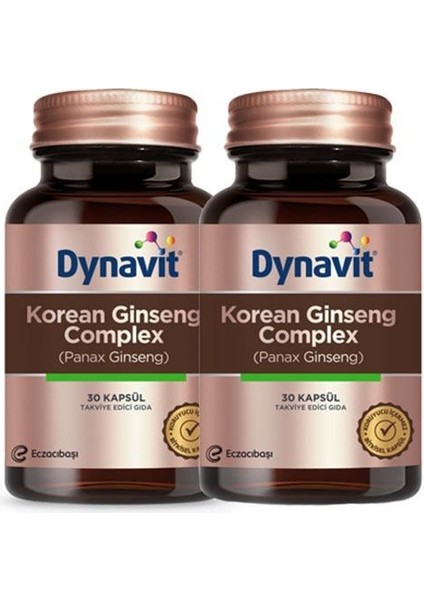 Korean Ginseng Complex 30 Kapsül 2 Adet