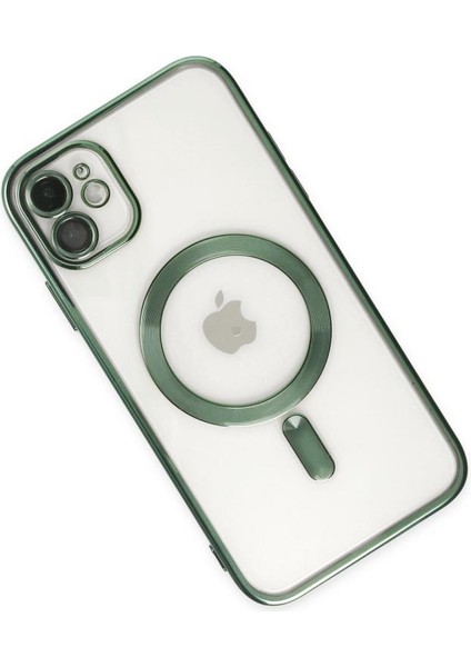 Apple iPhone 11 Kılıf Magsafe Kamera Lensli Korumalı Şeffaf Silikon Kapak fırsatları