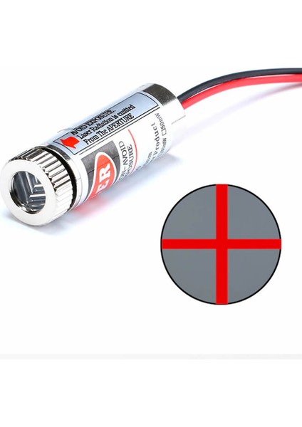 Roba Artı Lazer Modül Kırmızı 650NM 3-5V 5mw 650NM Pointer Lens Odak