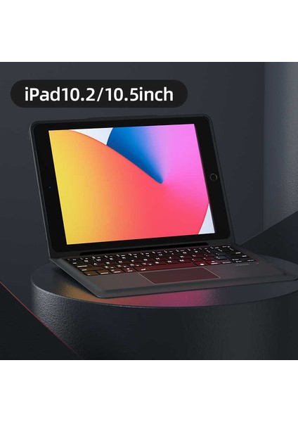 Apple iPad Pro 10.5 (7.nesil) Benks Multifunctional Kablosuz Klavyeli Kılıf Touchpad