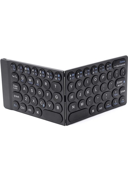 Fmk-01 Mini Keyboard Katlanabilen Ultra Ince Bluetooth Klavye & Taşıma Çantası & Stand