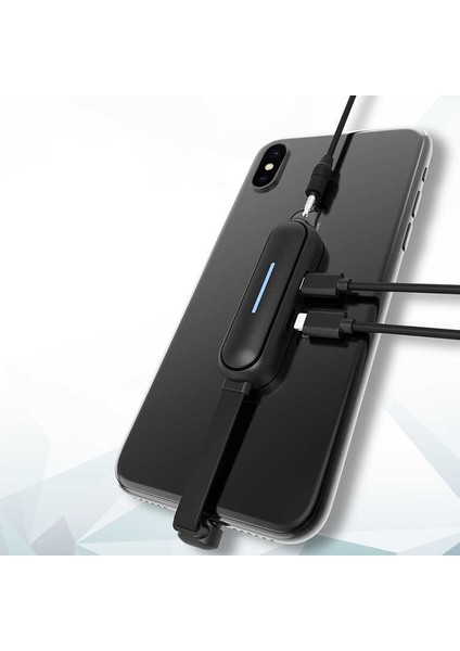 LT06 3 In 1 Lightning 3.5 mm Aux Kulaklık ve Şarj Dönüştürücü L Tasarım Ses Adaptörü