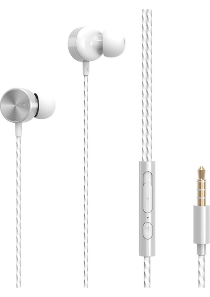 Earbuds 102 3.5 mm Kablolu Kulak Içi Kulaklık Mikrofonlu Kumandalı