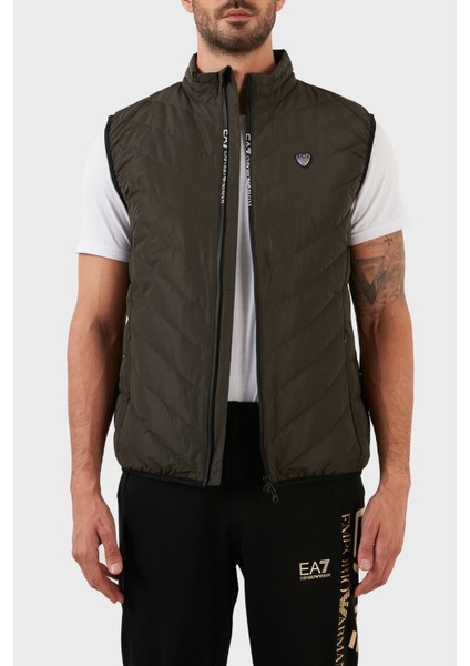 Regular Fit Cepli Ördek ve Kuş Tüyü Dolgulu Dik Yaka Yelek Erkek Yelek 8NPQ03 PNE1Z 1866