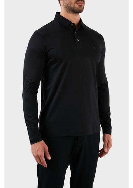 Pamuklu Slim Fit Uzun Kollu Düğmeli Polo T Shirt Erkek Polo T Shirt 8N1F97 1juvz 0920 modelleri