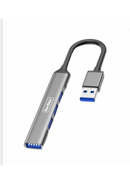 Go Des GD-UC701 USB Hub 4 In 1 USB Çoğaltıcı Adaptör Çoklu USB Istasyonu Tak & Çalıştır