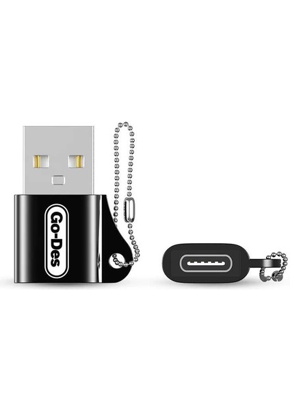 Go Des GD-CT028 Type-C To USB 3.0 Dönüştürücü Çevirici Adaptör Tak & Çalıştır