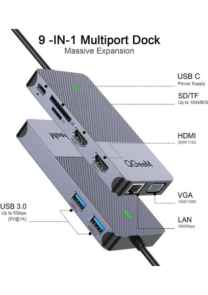 QG-D3908 USB Hub