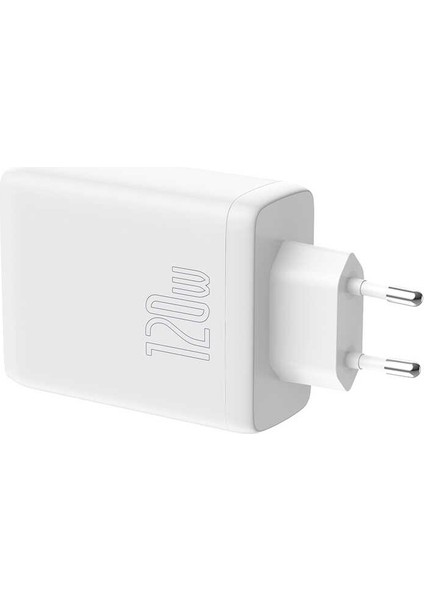 TR257-AEU Mini Gan Tech 120W Power Adaptör USB / Pd 5A Hızlı Şarj Cihazı Başlığı Qualcomm 3.0