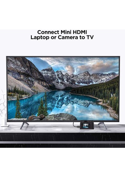 Qgeem QG-AV19 Micro HDMI To Micro USB Kablo 183 cm 4K Görüntü Aktarım Kablosu