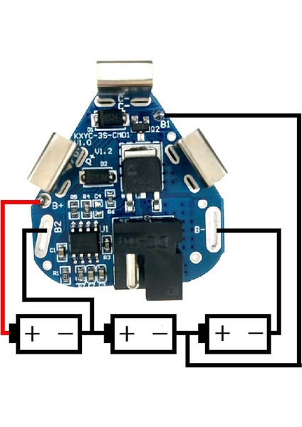 Roba 3s 8A 12V Lityum Batarya Bms Koruma Kartı 18650 Lipo Li-On Pil