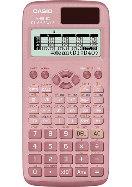 FX-991EX-PK Bilimsel Fonksiyonlu Hesap Makinesi Pembe