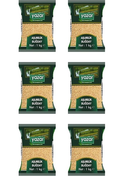 Yerli Aşurelik Buğday 1 Kg. x 6 Paket fiyatları