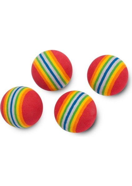 Karlıe Plastik Top Oyuncak 4cm 4lü