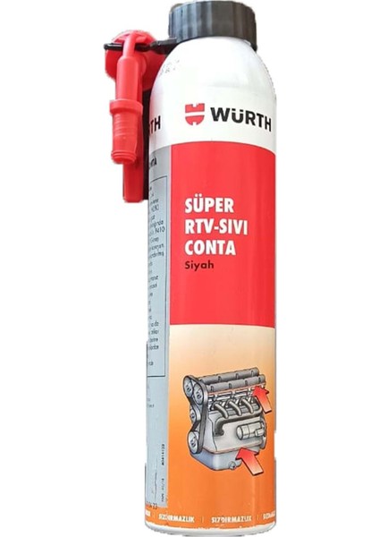 Süper Rtv - Sıvı Conta Siyah