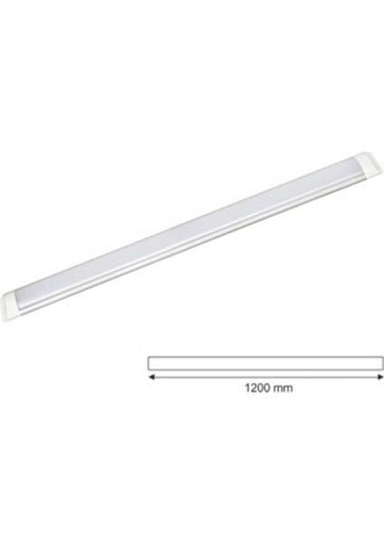 100wat 120 Cm Kristal Yatay Led Bant Armatür-trafolu Gün Işığı 2 Adettir