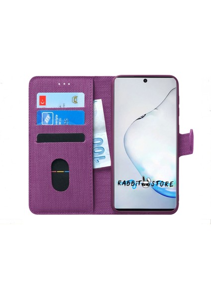 Xaiomi Redmi 9A Kılıf Kumaş Cüzdan Kılıf Kapaklı Kılıf