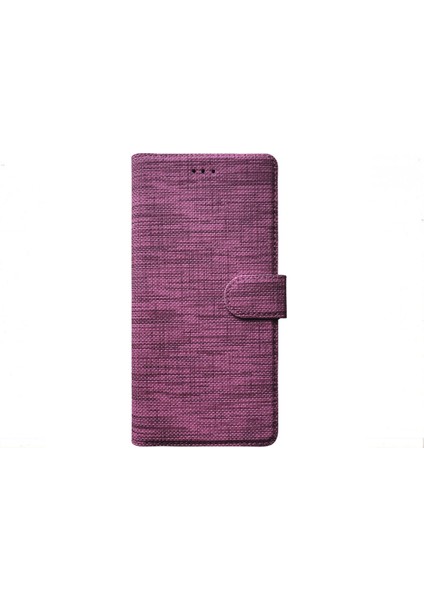 General Mobile Gm 10 Kılıf Kumaş Cüzdan Kılıf Kapaklı Kılıf