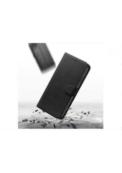General Mobile Gm 10 Kılıf Kumaş Cüzdan Kılıf Kapaklı Kılıf