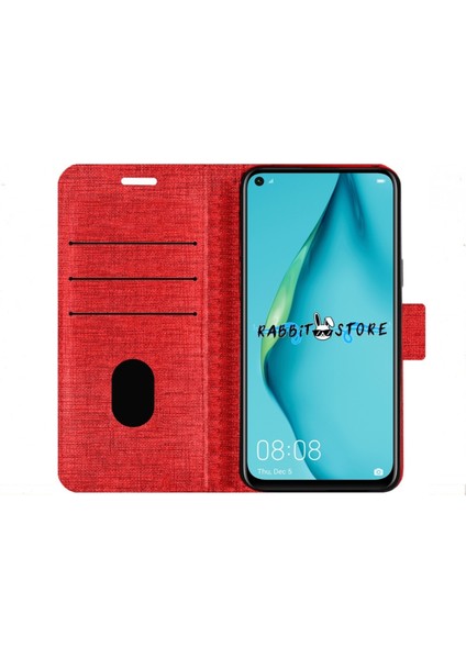 Rabbit Store General Mobile Gm 8 Go Kılıf Kumaş Cüzdan Kılıf Kapaklı Kılıf