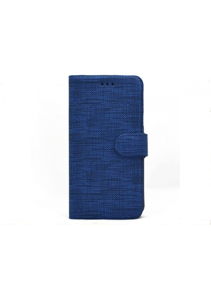 Huawei Y5 2019 Kılıf Kumaş Cüzdan Kılıf Kapaklı Kılıf