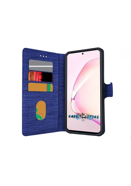 Rabbit Store General Mobile Gm 8 Go Kılıf Kumaş Cüzdan Kılıf Kapaklı Kılıf