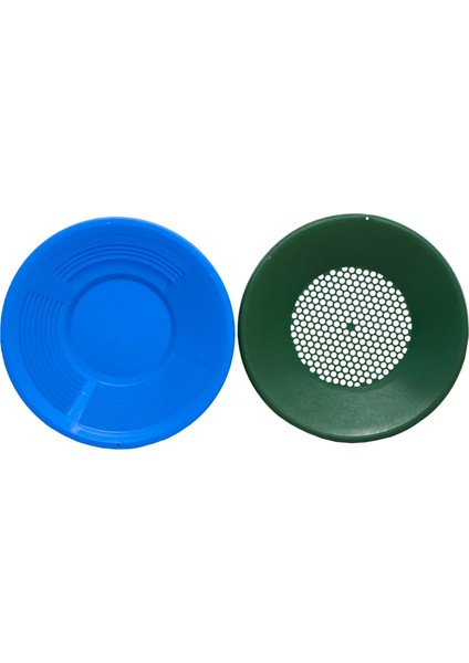 Mavi Gold Pan Altın Eleği Tavası Set - Gold Pan Gold Pan Süzgeç Altın Bulma Yıkama Arama