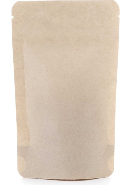Kraft Aluminyum Kilitli Doypack Ambalaj 20 x 30 + 5 cm. 1000 gr. - 50 Adet