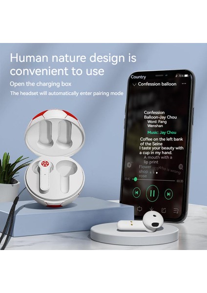 Futbol Tws Kulak İçi Stereo Dokunmatik Kablosuz Bluetooth Kulaklık (Yurt Dışından) fiyatları