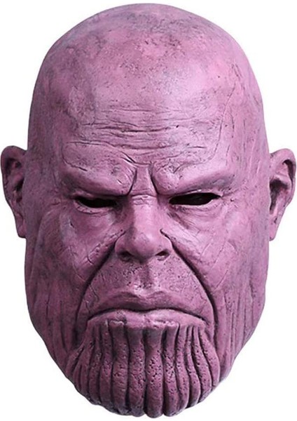 Halloween Cadılar Bayramı Kostümü Parti Thanos Lateks Maske (Yurt Dışından)