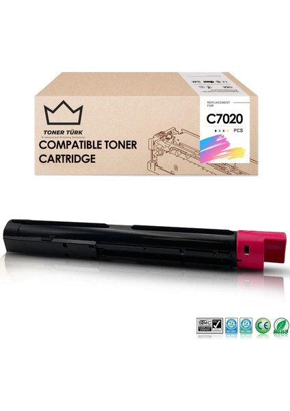 Xerox Versalink C7020-106R03747 Muadil Toner Kırmızı / C7025 / C7030