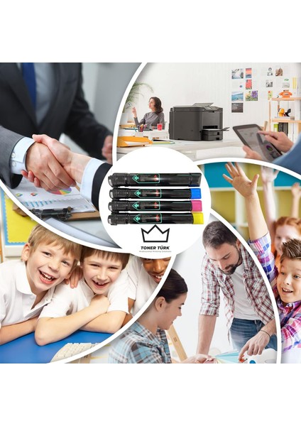 Xerox Versalink C7020-106R03747 Muadil Toner Kırmızı / C7025 / C7030