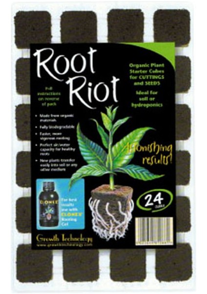 Root Riot Tray Köklendirme Küpleri 24 Adet