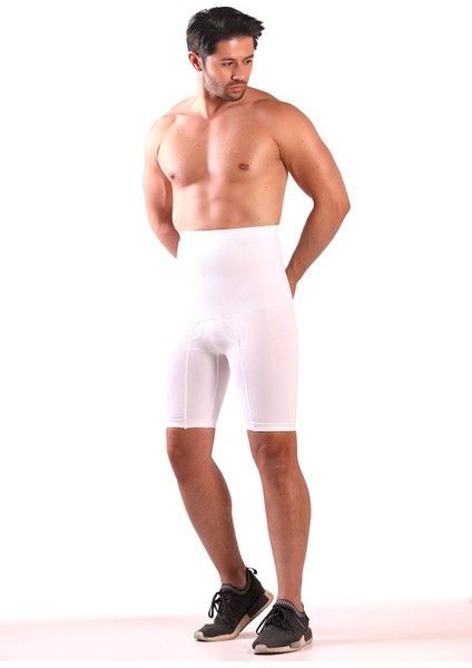 Toparlayıcı Beyaz Korse Boxer