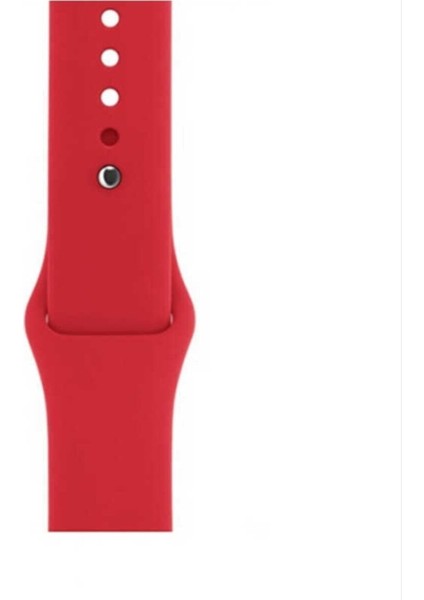 Apple Watch Uyumlu 3/4/5/6/7/se 38MM/40MM/41MM Silikon Kordon Yumuşak ve Pürüzsüz Klasik