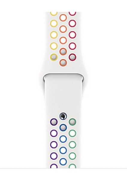 Apple Watch Uyumlu Kordon 2 3 4 5 Seri 42 mm ve 44 mm Silikon Kordon Kayış