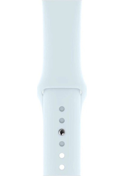 Apple Watch Uyumlu 3 4 5 6 7 8 Se Delikli 38 40 41MM Kordon Kayış Bileklik Klasik Silikon