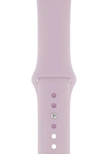 Apple Watch Uyumlu 3 4 5 6 7 8 Se Delikli 38 40 41MM Kordon Kayış Bileklik Klasik Silikon