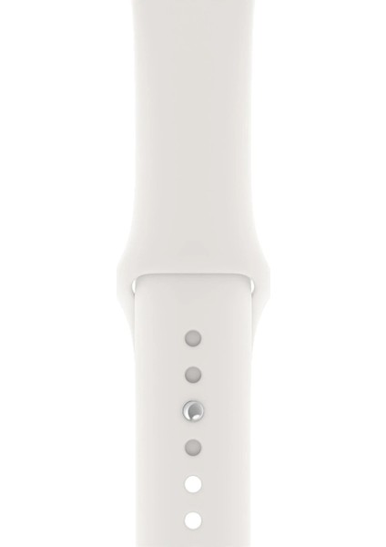 Apple Watch Uyumlu 3 4 5 6 7 8 Se Delikli 42 44 45MM Spor Slikon Kordon Kayış Bileklik