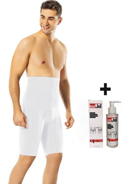 Toparlayıcı Beyaz Korse Boxer ve Inceltici Jel