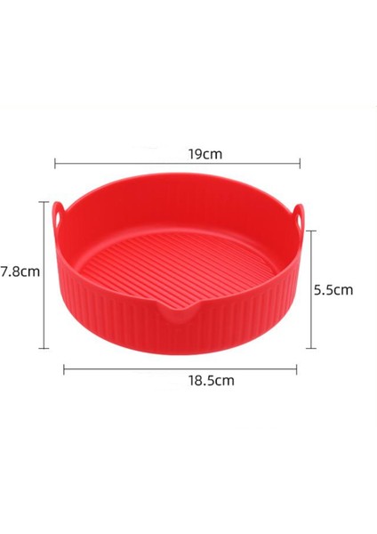 19cm Yui / Xiaomi / Philips / Kumtel Uyumlu Air Fryer Silikon Kalıp - Mavi (Yurt Dışından) indirimleri