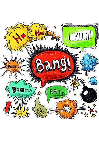 Bang Sticker Set
