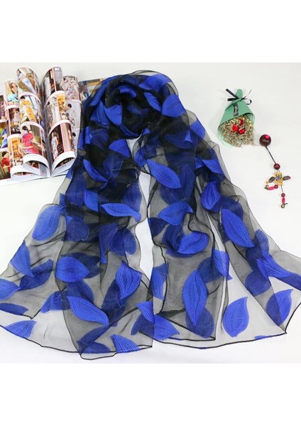 Ipek Eşarp Açık Şeffaf Şal Şal Türban Sahil Dantel Kesim(Yurt Dışından)
