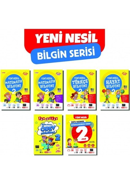 2.Sınıf Yeni Nesil Bilgin Serisi Set (2.Sınıf Bilgin Set)