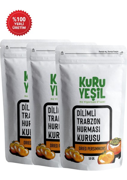 Dilimli Trabzon Hurması, Persimmon Powder ,Cennet Elması ,Cennet Hurması , Dried Fruit, 300 gr