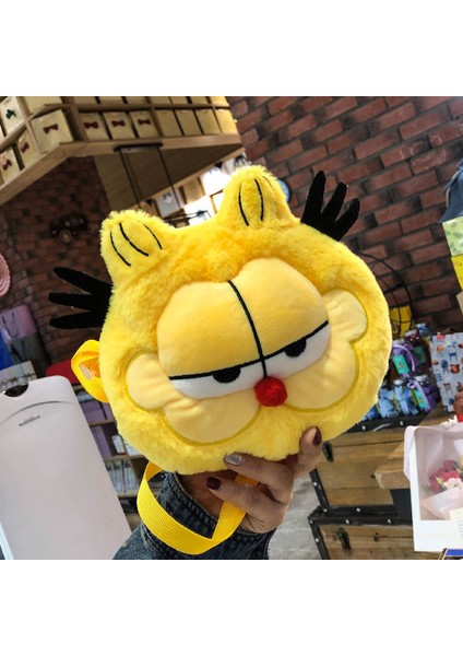 Garfield Karikatür Karikatür Peluş Çanta Cep Telefonu Kozmetik Depolama Postacı Çantası Hediye fiyatları