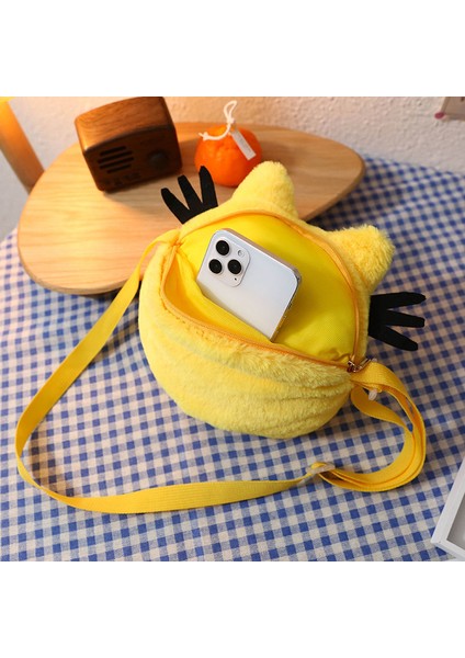 Garfield Karikatür Karikatür Peluş Çanta Cep Telefonu Kozmetik Depolama Postacı Çantası Hediye modelleri